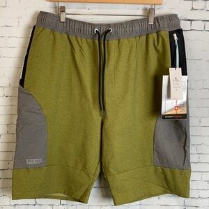 DYNE Tech Shorts Men’s XL NWT Designer Athletic Wool Blend Gorp Hiking Camping